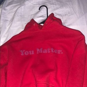YOU MATTER VALENTINES MEDIUM HOODIE